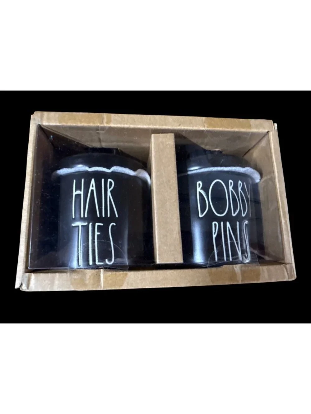 Rae Dunn Set of 2 'HAIR TIES